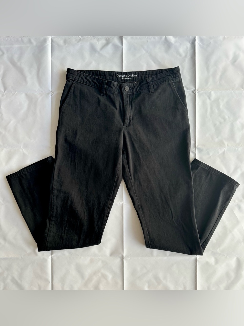 Dickies genuine black slim pants, size 8r women